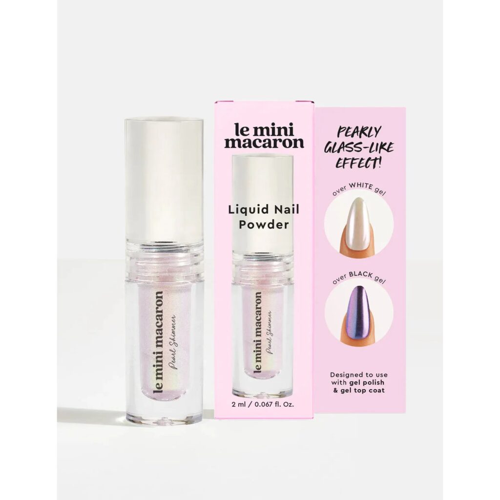 Le Mini Macaron - Stardust Liquid Nail Powder- Pearl Shimmer