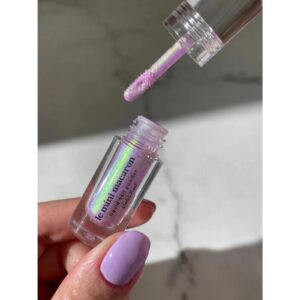 Le Mini Macaron - Stardust Liquid Nail Powder- Violet Frost