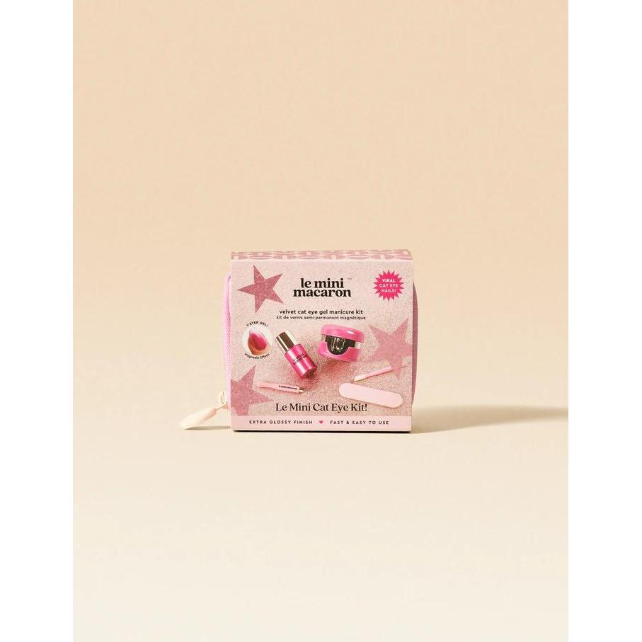 Le Mini Macaron - Velvet Cat Eye Manicure Kit