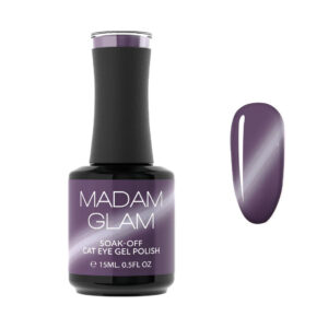 Madam Glam - Cat-Eye Gel Polish - Pom Pom Plum