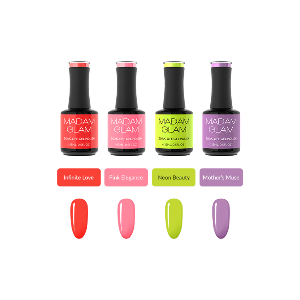Madam Glam - Gel Polish - Blossom Glow Creme Bundle