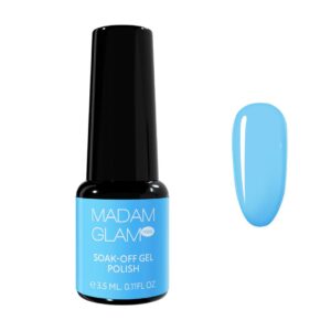 Madam Glam - Mini Gel Polish - Blue Curacao