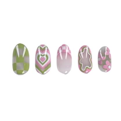 Maniology - Press On Nails - Flower Babe - Short Round - Image 5