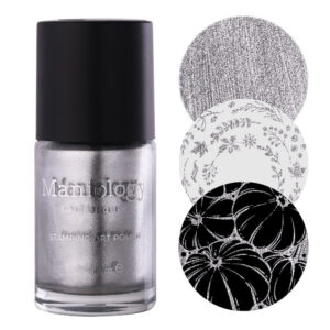 Maniology - Stamping Nail Polish - Harvest Hues: Silver Birch (B530) - Silver Metallic