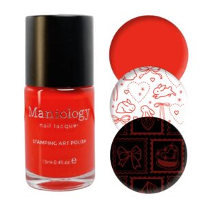 Maniology - Stamping Nail Polish - Pout (B539) - Cream Red