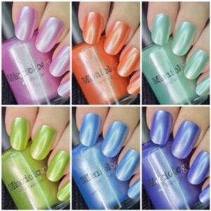Maniology - Stamping Nail Polish - Satin Slumber: 6-Piece Smooth Metallic Set