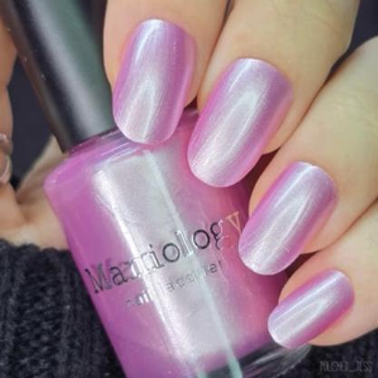 Maniology - Stamping Nail Polish - Satin Slumber: Night Gown (P176) - Pink Smooth Metallic - Image 2