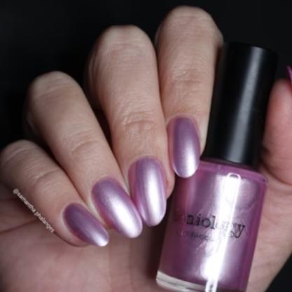 Maniology - Stamping Nail Polish - Satin Slumber: Night Gown (P176) - Pink Smooth Metallic - Image 4