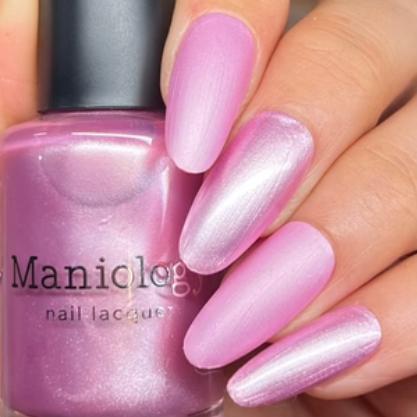 Maniology - Stamping Nail Polish - Satin Slumber: Night Gown (P176) - Pink Smooth Metallic - Image 6