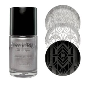 Maniology - Stamping Nail Polish - Silver Screen (B541) - Metallic Silver
