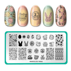 Maniology - Stamping Plate - Bunny Bliss (M562)