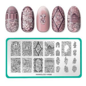 Maniology - Stamping Plate - Garden Soiree (M558)