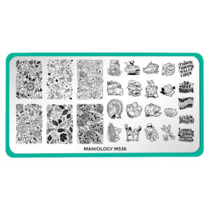 Maniology - Stamping Plate - Give Thanks (M536)