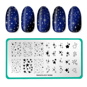 Maniology - Stamping Plate - Star Showers (M586)