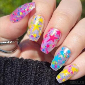 Maniology - Stamping Plate - Star Showers (M586)