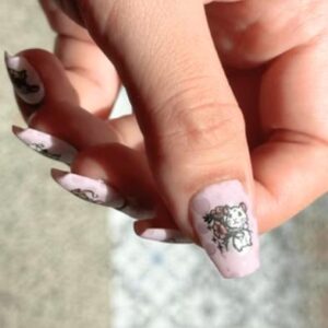 Maniology - Stamping Plate - Tiny Whiskers (M581)