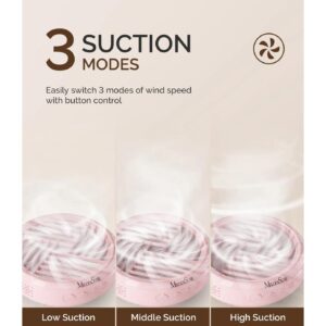 MelodySusie - SProR Cordless & Rechargeable Nail Dust Collector - Pink