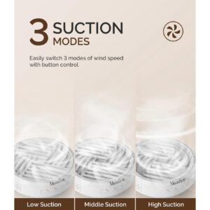 MelodySusie - SProR Cordless & Rechargeable Nail Dust Collector - White