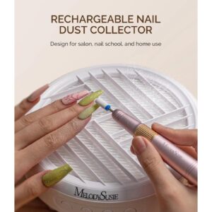MelodySusie - SProR Cordless & Rechargeable Nail Dust Collector - White