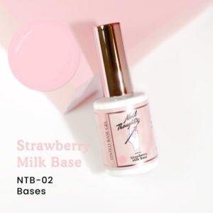 Nail Thoughts Tinted Base Gel - Strawberry Milk Base - #NTB-02
