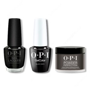 OPI - Intelli-Gel, Lacquer & Dip Combo - Black Onyx