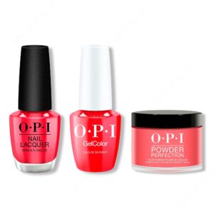 OPI - Intelli-Gel, Lacquer & Dip Combo - Cajun Shrimp