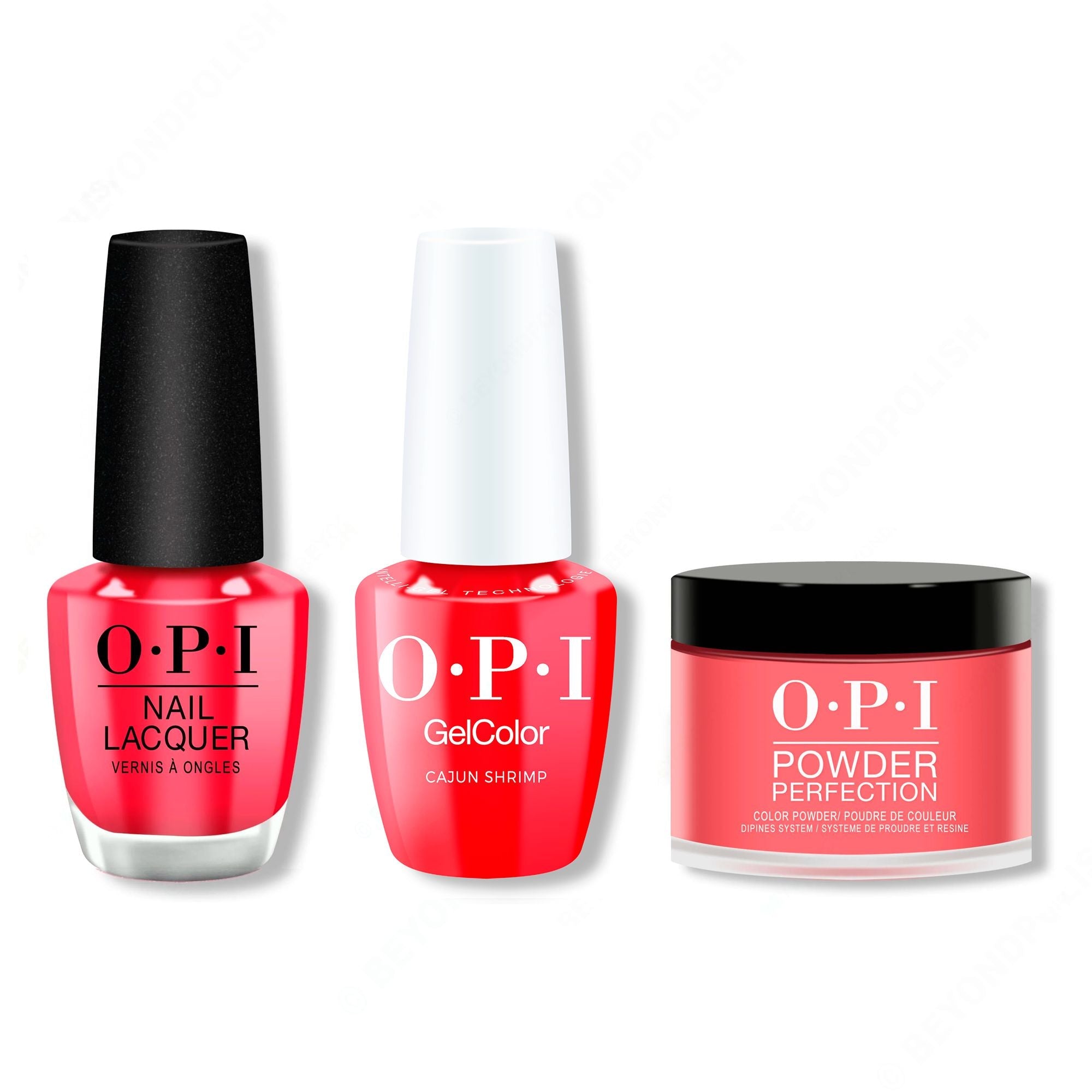 OPI - Intelli-Gel, Lacquer & Dip Combo - Cajun Shrimp