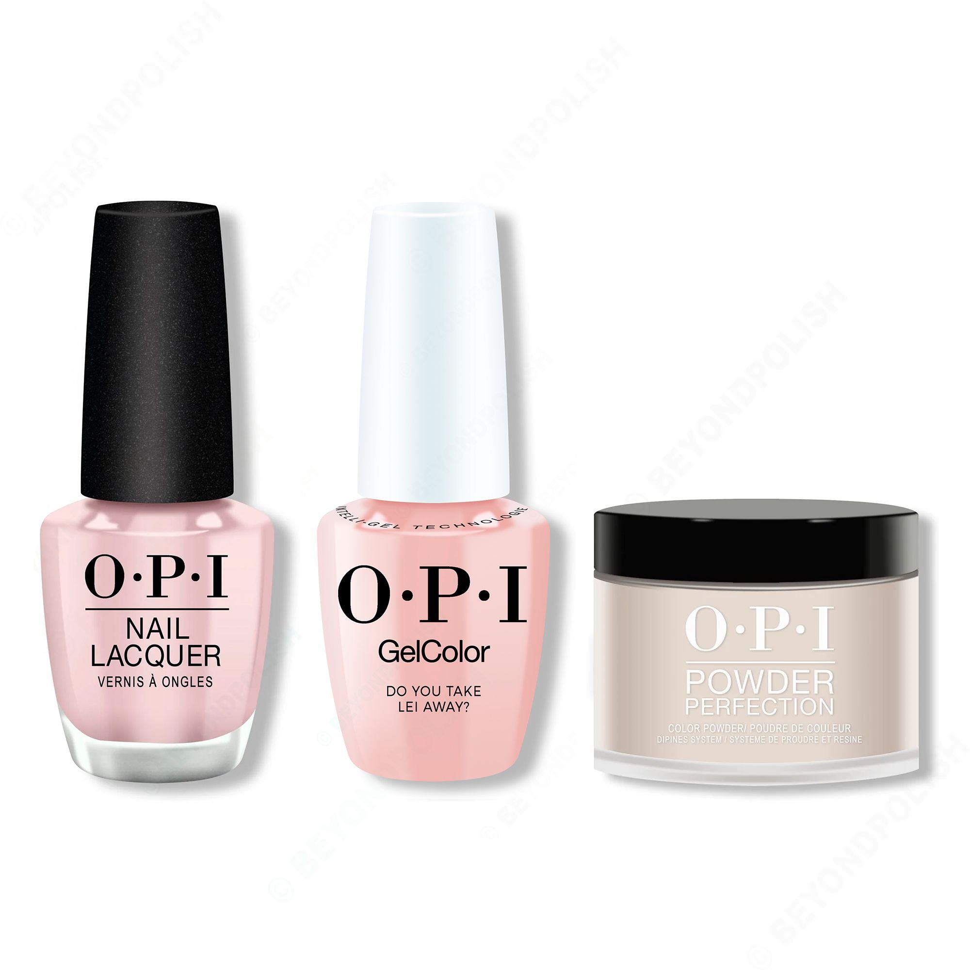 OPI - Intelli-Gel, Lacquer & Dip Combo - Do You Take Lei Away?