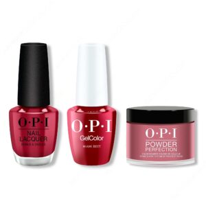 OPI - Intelli-Gel, Lacquer & Dip Combo - Miami Beet