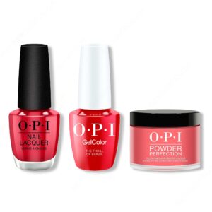 OPI - Intelli-Gel, Lacquer & Dip Combo - The Thrill of Brazil