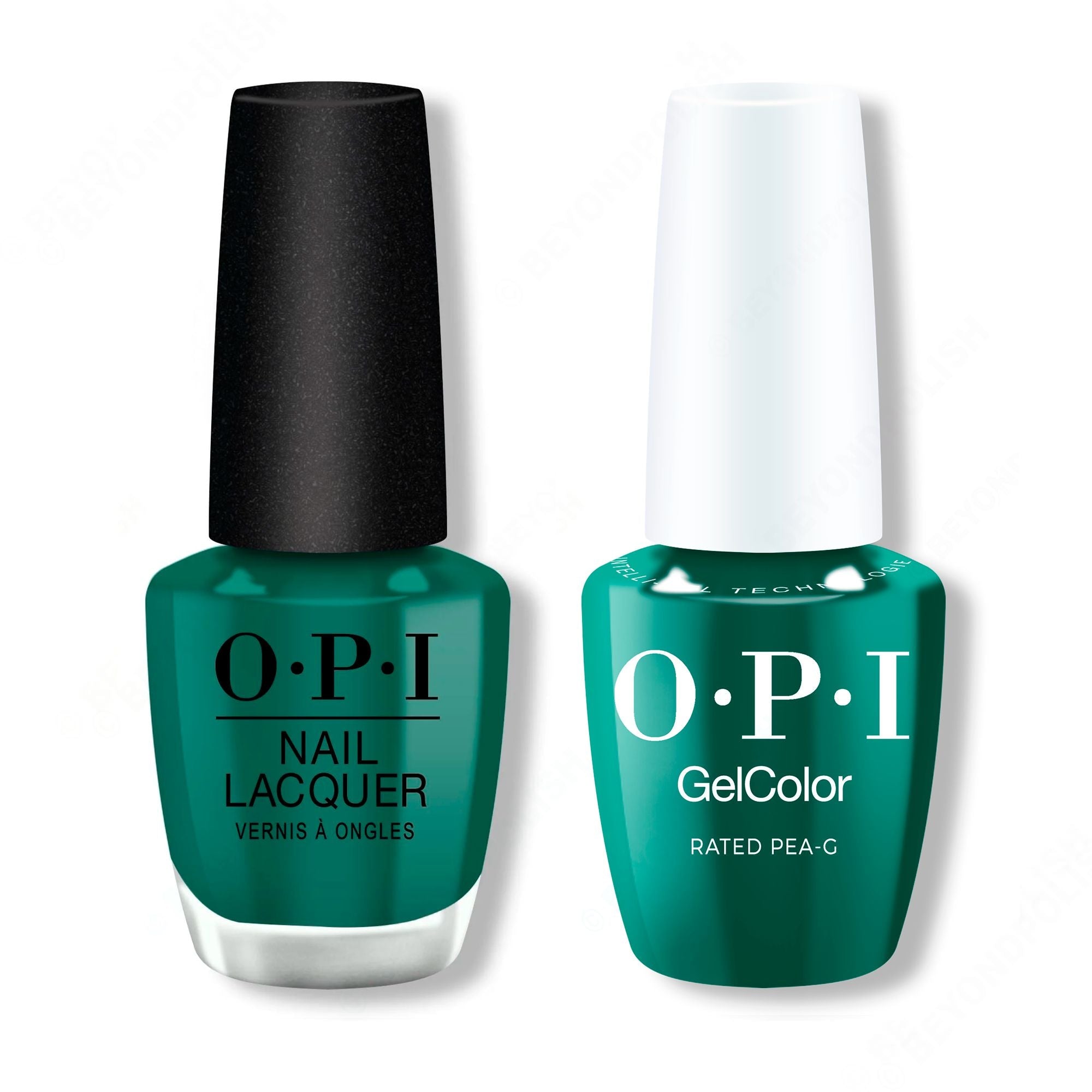 OPI - Intelli-Gel & Lacquer Combo - Rated Pea-G
