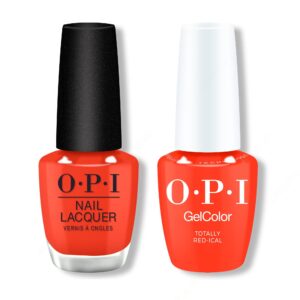 OPI - Gel & Lacquer Intelli-Gel Combo - Totally Red-ical