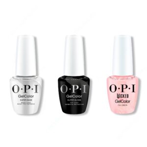 OPI GelColor Combo - Super Base, Super Gloss Top & Ga-Linda