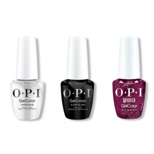 OPI GelColor Combo - Super Base, Super Gloss Top & Let's Rejoicify