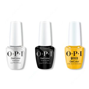OPI GelColor Combo - Super Base, Super Gloss Top & Love You So Munchkin!