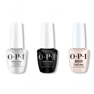 OPI GelColor Combo - Super Base, Super Gloss Top & Oh, For Oz Sake