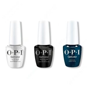OPI GelColor Intelli-Gel Combo - Super Base Coat, Super Gloss Top Coat & Yuletide Sweetings!