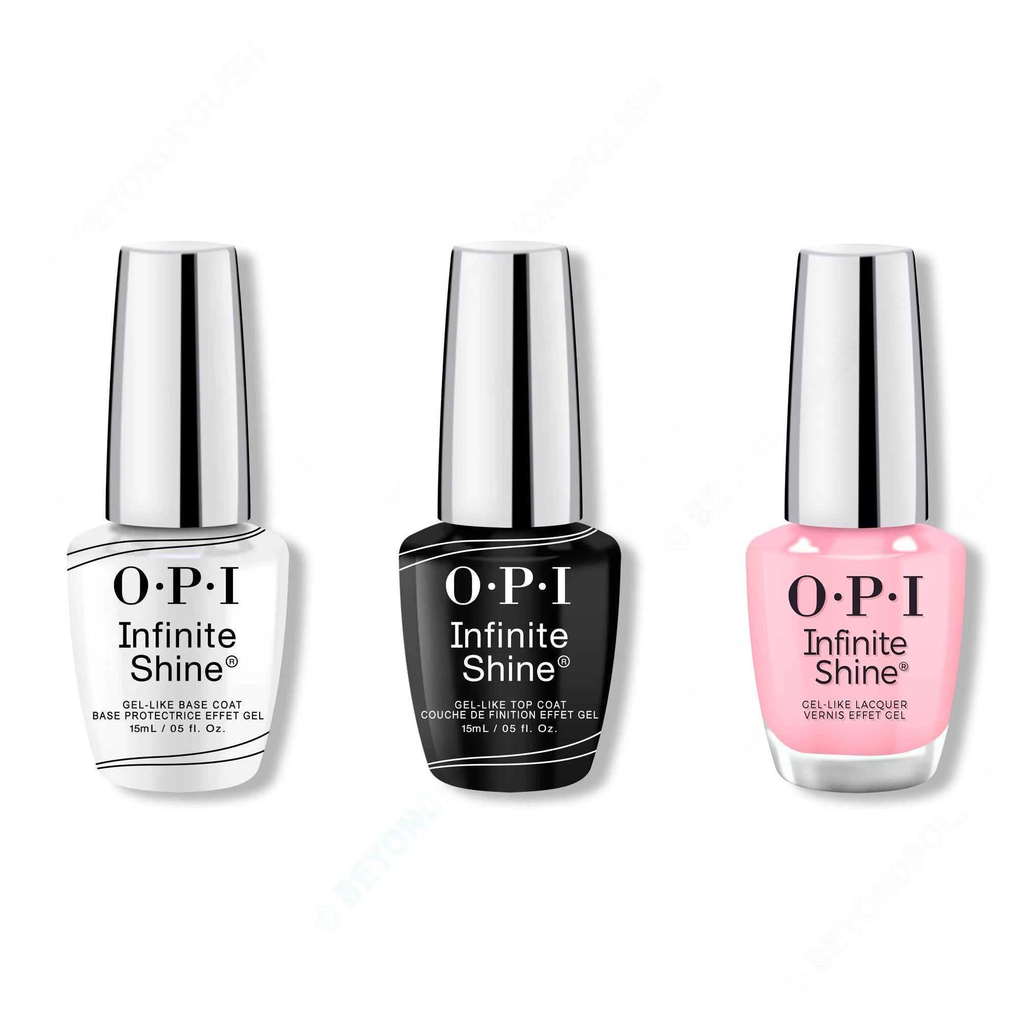 OPI - Infinite Shine Combo - Base, Top & Drop to the Florchid