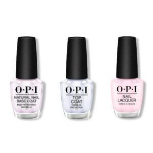 OPI - Nail Lacquer Combo - Base, Top & Baby, Pink Again