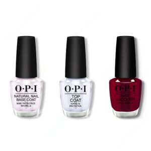 OPI - Nail Lacquer Combo - Base, Top & Berry And Bright