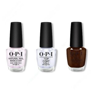 OPI - Nail Lacquer Combo - Base, Top & Grunge Queen