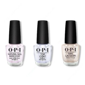 OPI - Nail Lacquer Combo - Base, Top & Hands in the Clouds