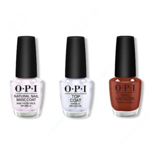 OPI - Nail Lacquer Combo - Base, Top & Slip Dressed Up