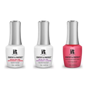 Red Carpet Manicure - Fortify & Protect Combo - Base, Top & Act The Part 0.3 oz