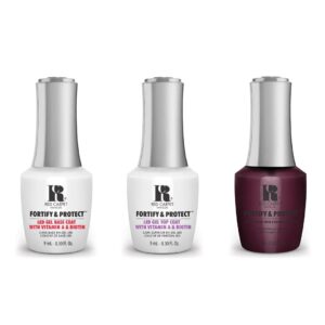 Red Carpet Manicure - Fortify & Protect Combo - Base, Top & Film Reel Red 0.3 oz