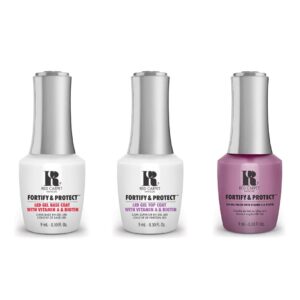 Red Carpet Manicure - Fortify & Protect Combo - Base, Top & Lavender Skies 0.3 oz