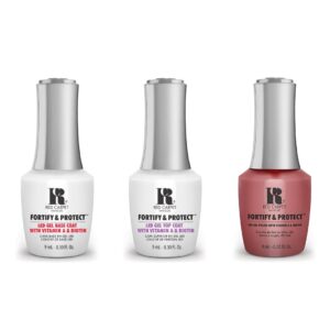 Red Carpet Manicure - Fortify & Protect Combo - Base, Top & Made For Me 0.3 oz