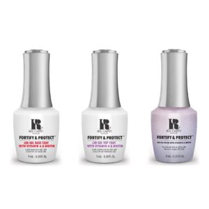 Red Carpet Manicure - Fortify & Protect Combo - Base, Top & My Diamonds Sparkle 0.3 oz