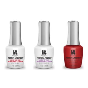 Red Carpet Manicure - Fortify & Protect Combo - Base, Top & On The Big Screen 0.3 oz