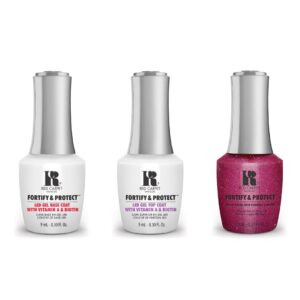 Red Carpet Manicure - Fortify & Protect Combo - Base, Top & Paparazzi Shots 0.3 oz